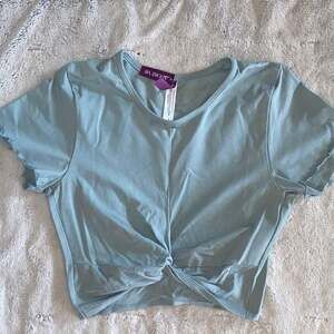 Adore Me Light Blue Crop Top